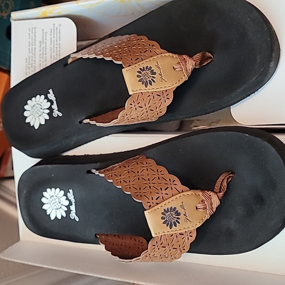 Yellow Box sandals